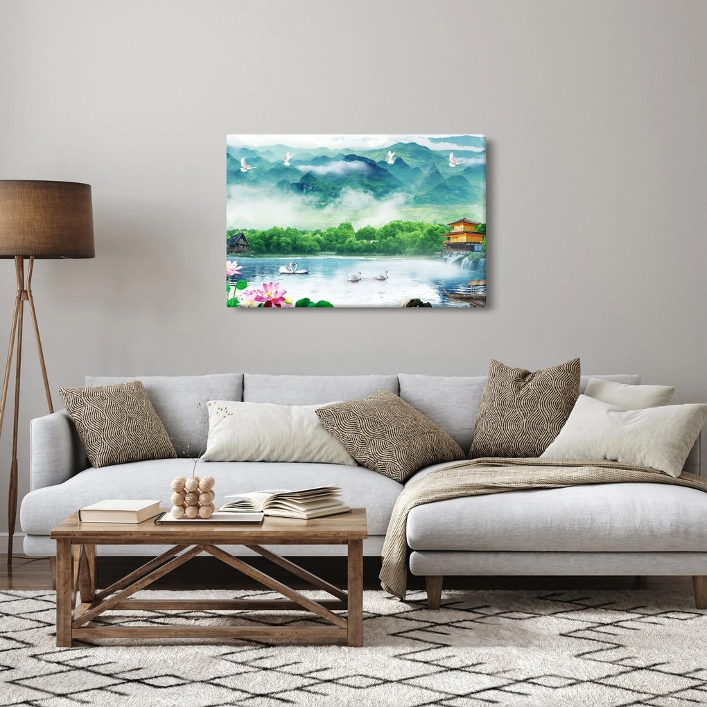 Obraz - Snová krajina (90x60 cm)