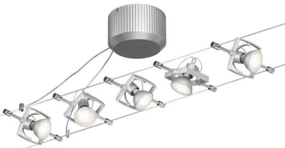 Paulmann 94133 - SADA 5xGU5,3/10W Bodové svietidlo MAC 230V chróm