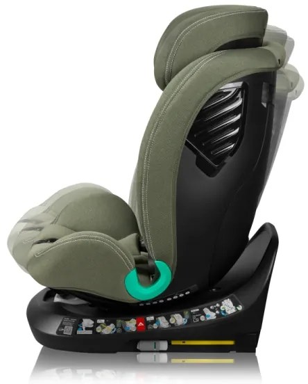 Lionelo - Vrtljiv avtosedež s bazo BASTIAAN ONE i-Size 40-150 cm Green Olive