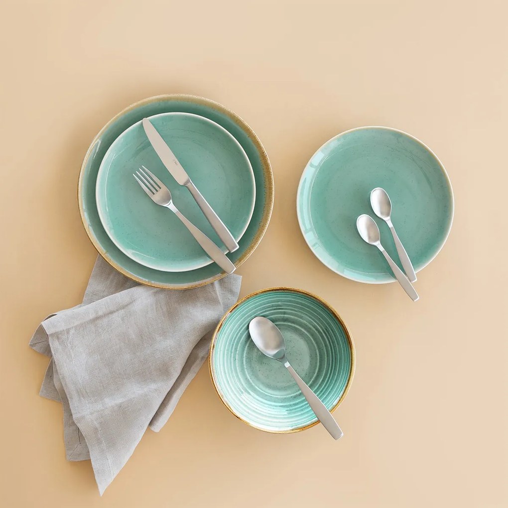 Porcelánový set 18 ks - Gaya Sand tyrkysový - W0144
