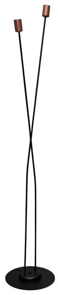 Lampová noha HARVARD 2xE27/15W/230V medená