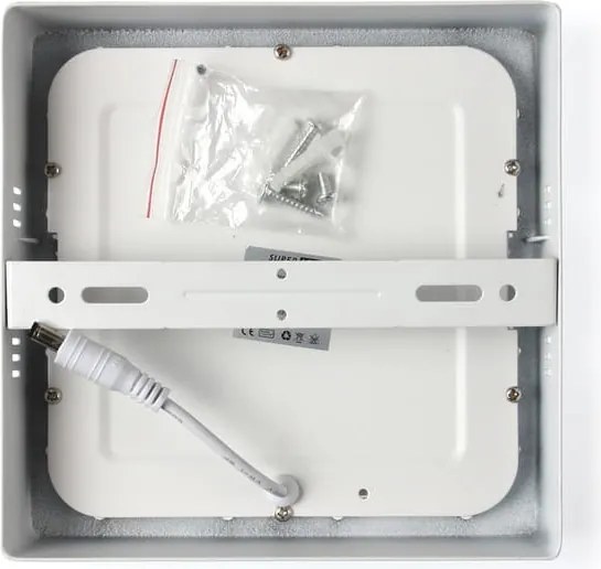 BERGE LED panel štvorcový 170x170x35mm prisadený - 12W - 230V - 860Lm - studená biela