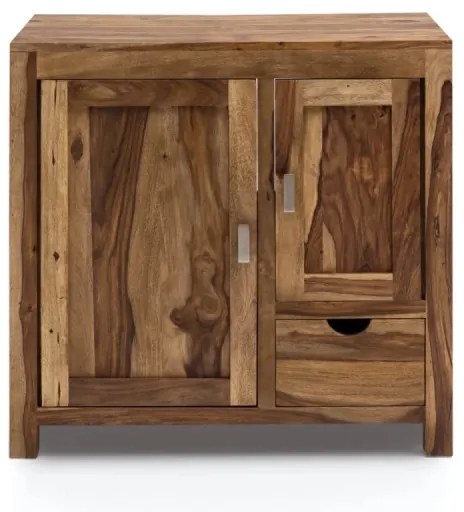 furniture-nabytek.cz - Masívna umývadlová skrinka Lagos z palisandrového dreva, lakovaná, hnedá