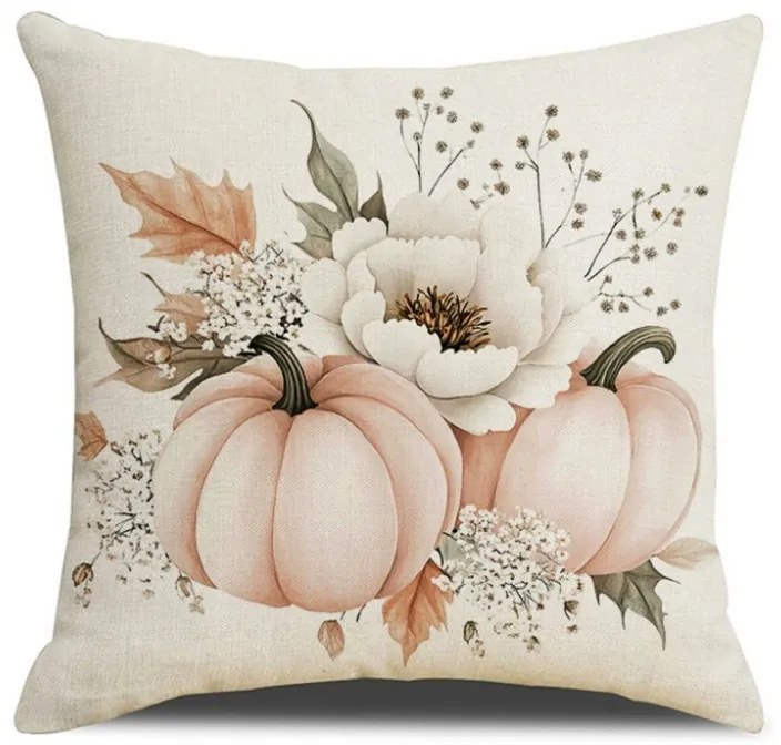Obliečka na vankúš AUTUMN CALL 45x45 cm, krémová