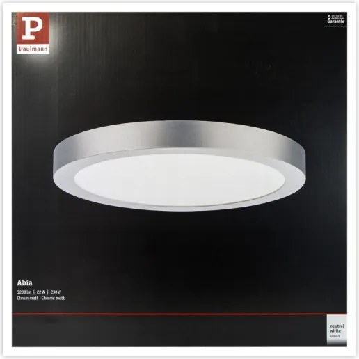 Paulmann 71023 - LED/22W Stropné svietidlo ABIA 230V matný chróm