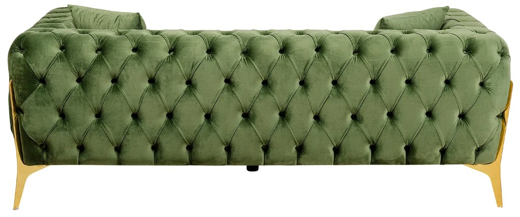 Bellissima Velvet 2-sedačka zelená
