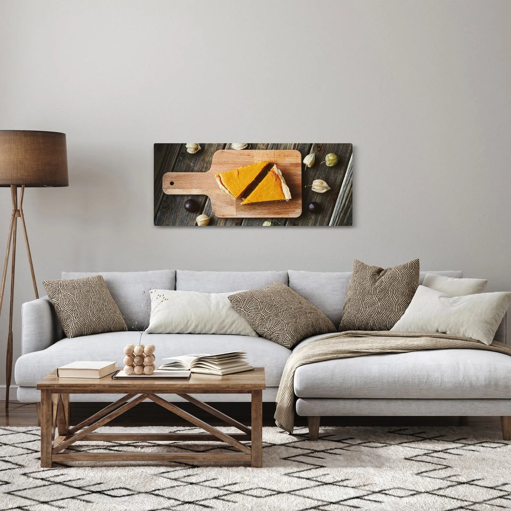 Obraz - Tekvicový koláč (120x50 cm)