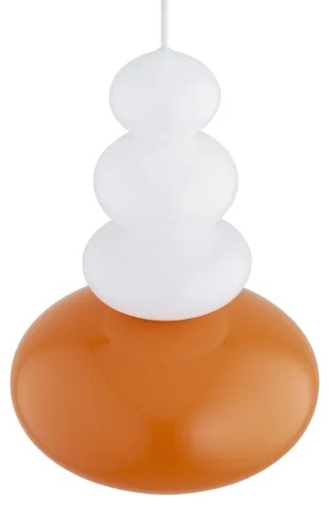 Argon 8822 - Luster na lanku DIEGO 1xGU10/5W/230V biela/oranžová