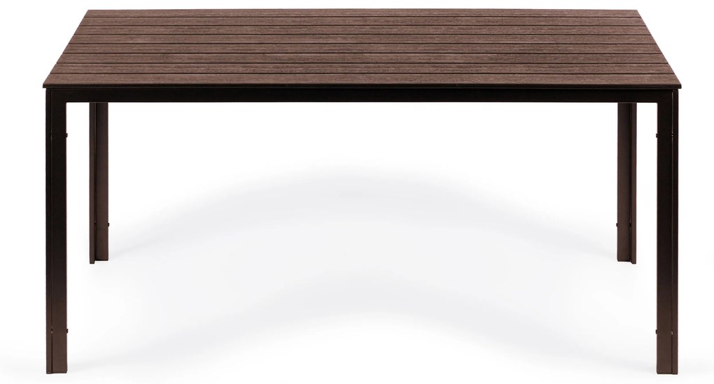 ModernHome Záhradný stôl 156 x 78 cm Hnedý