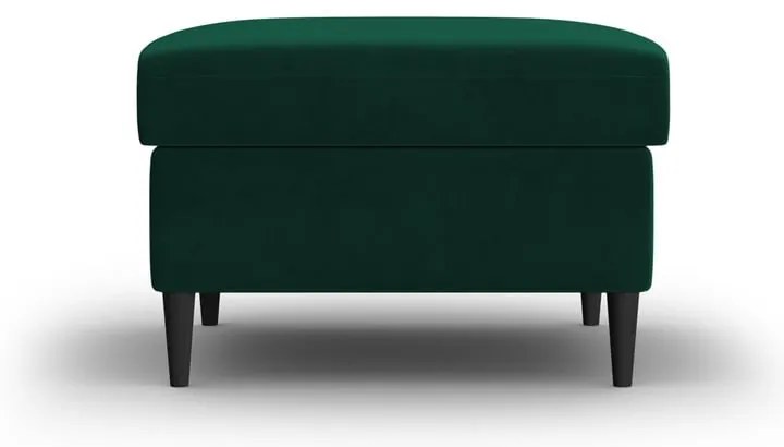 Zelená zamatová podnožka Kyoto – Cosmopolitan Design