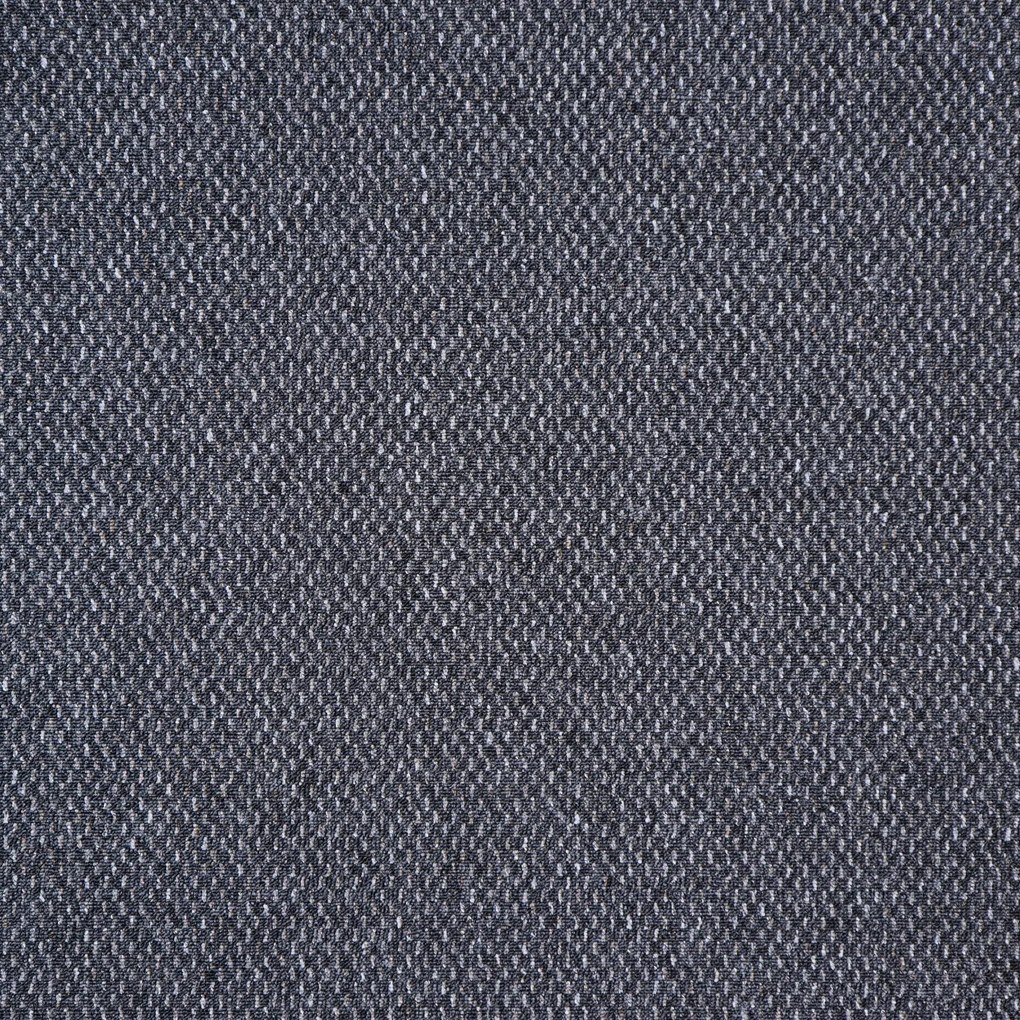 Timzo, Metrážny koberec Rubin 2128 antra, na mieru, šíře 4m, šedá, ab (mriežka), chodba / predsieň