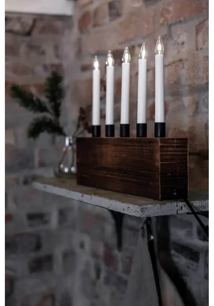 Hnedá vianočná svetelná dekorácia Albero – Markslöjd