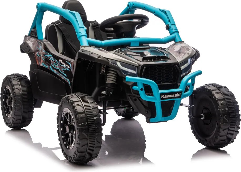 LEAN CARS Elektrické autíčko na batérie Kawasaki JS330 24V5Ah čierno-modré