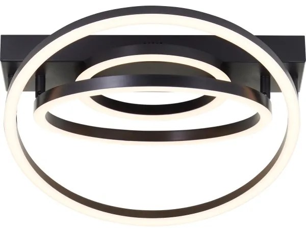 Brilliant - LED stmievateľné stropné svietidlo PEDLEY LED/36W/230V čierna