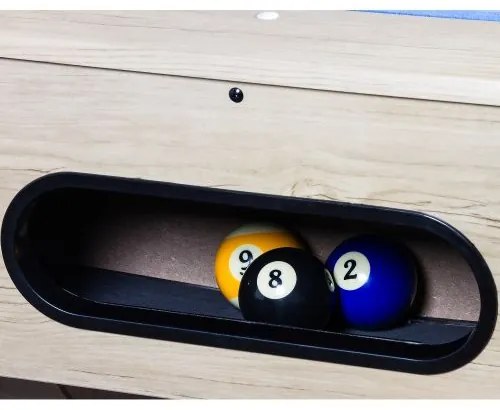 GamesPlanet® 7307 Biliardový stôl pool biliardový stôl s vybavením, 7 ft
