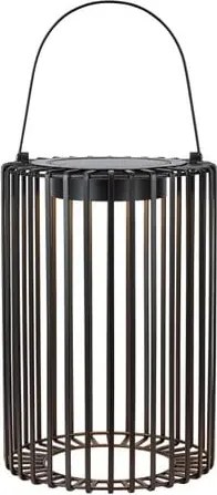 Čierny vonkajší solárny LED lampáš na USB (výška 54 cm) Cavia – Markslöjd