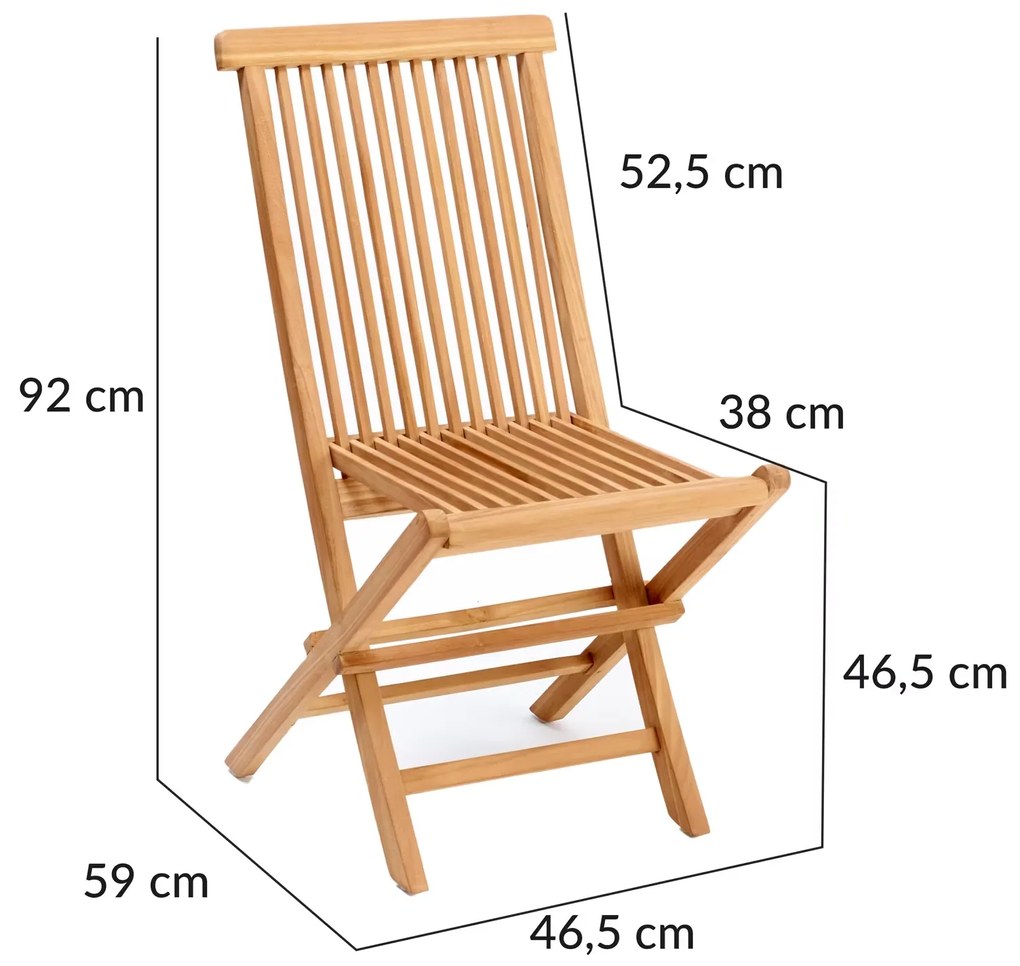 InternetovaZahrada Drevená zostava Cantaria 1+4 - teak