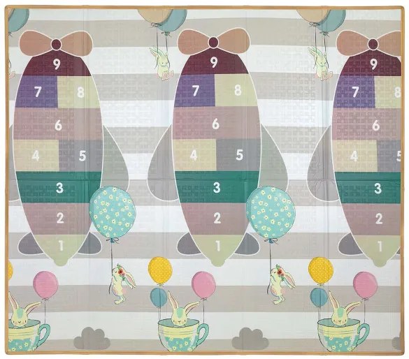 Hracia podložka pre deti MILLY MALLY 197x177 cm - Baloons