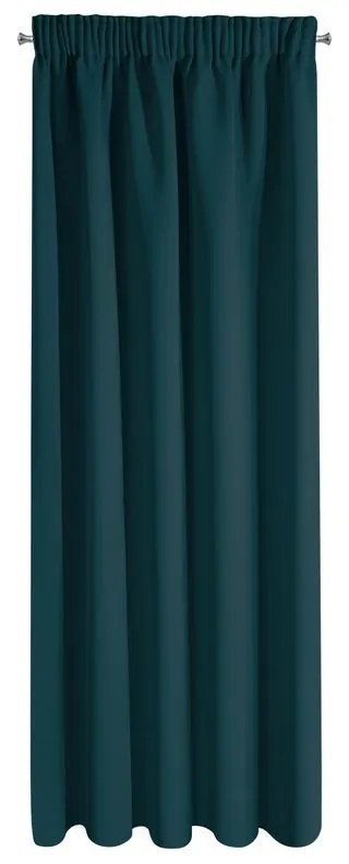 Petrolejový zatemňovací záves na páske PARISA 135x270 cm