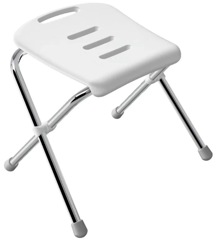 Spirella Skladacie sedátko do sprchy SITZ, biela, 47 cm
