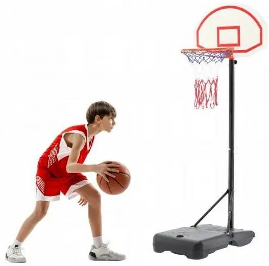 Aldotrade Basketbalový kôš s nastaviteľným stojanom 165 - 205 cm