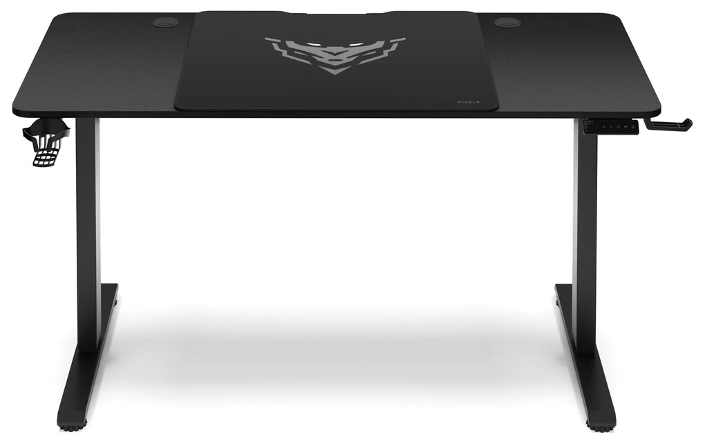 Výškovo nastaviteľný stôl Diablo X-Tensio 1400 čierny