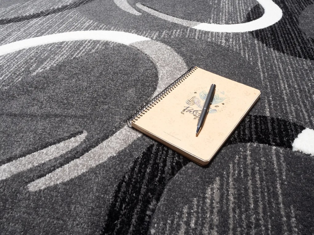 Kusový koberec Florida grey 9828, 160x230, šedá, chodba / predsieň, Spoltex