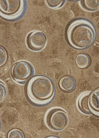 Koberce Breno Metrážny koberec DROPS 33, šíře role 400 cm, hnedá, viacfarebná