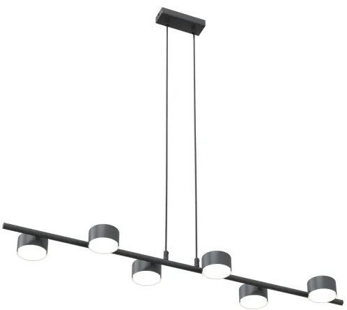 Luster na lanku SORA 6xGX53/12W/230V čierna