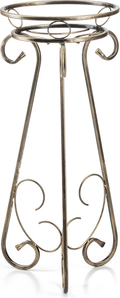 STOJAN NA KVETINÁČ FIORINA 66X30 CM ZLATÁ