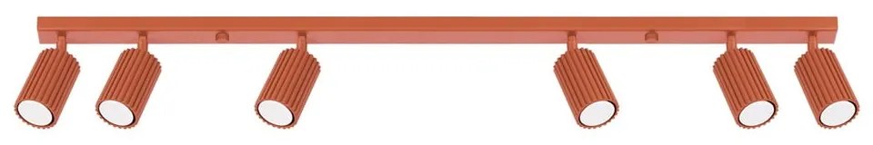 Bodové svietidlo v tehlovej farbe 6,5x117 cm Gleam – Sollux