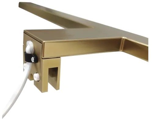 LED Kúpeľňové osvetlenie zrkadla LED/8W/230V 4000K 50 cm IP44 matná zlatá