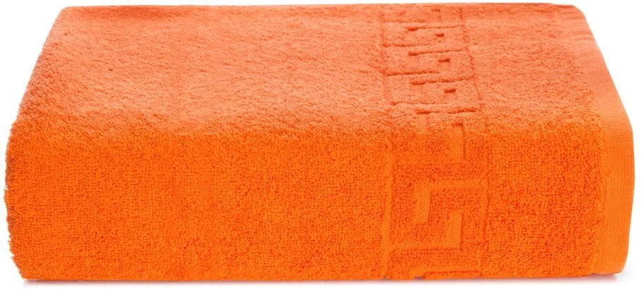 Oranžová bavlnená osuška Kate Louise Pauline, 70 × 140 cm