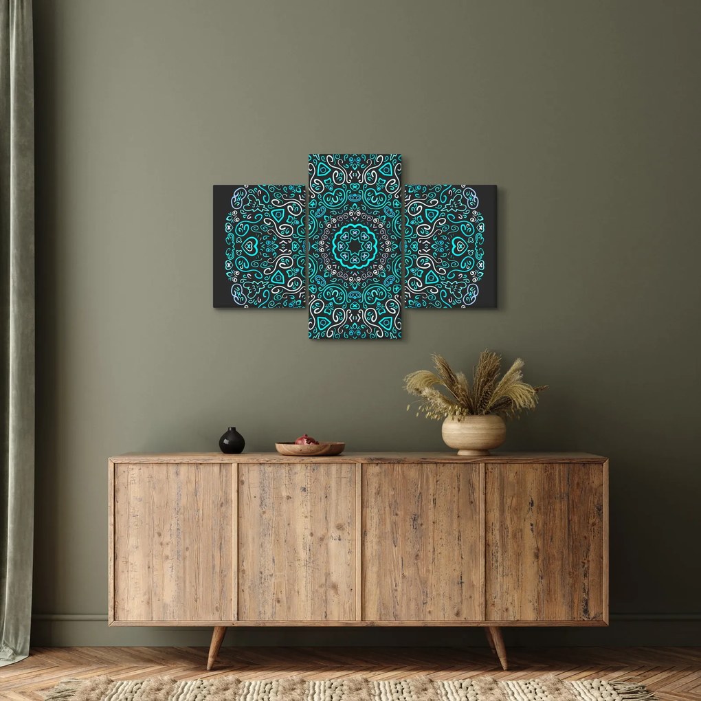 Obraz ornamentálne abstrakcie (90x60 cm)