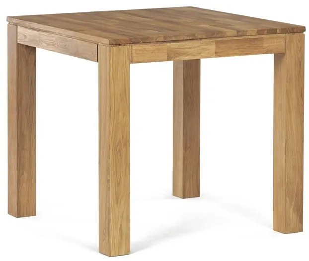 Autronic BONTEC Jedálenský stôl 80x80cm, masív, prírodný, DS-H080 DUB Farba: Prírodné