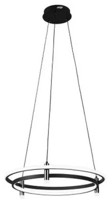 Stlmiteľný luster na lanku LED/100W/230V 3000-6500K pr. 60 cm + diaľkové ovládanie