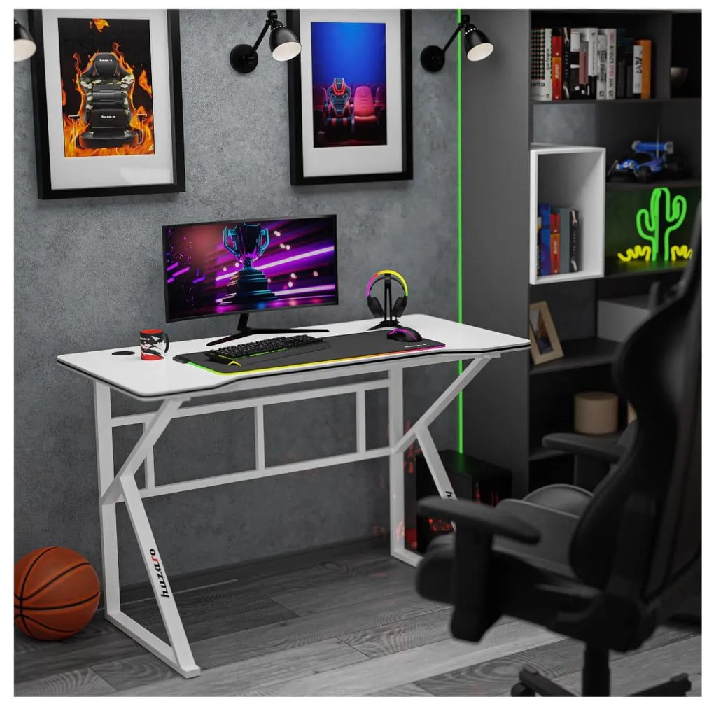 PC stolík Hyperion 1.6 (biela). Akcia -22%. Vlastná spoľahlivá doprava až k Vám domov. 1087497