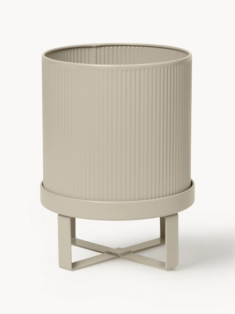 Kvetináč s drážkovaným povrchom Bau, V 24 cm