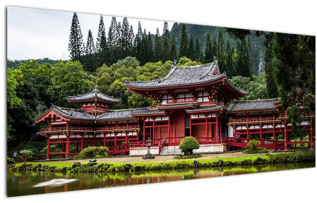 Obraz - čínska architektúra (120x50 cm)