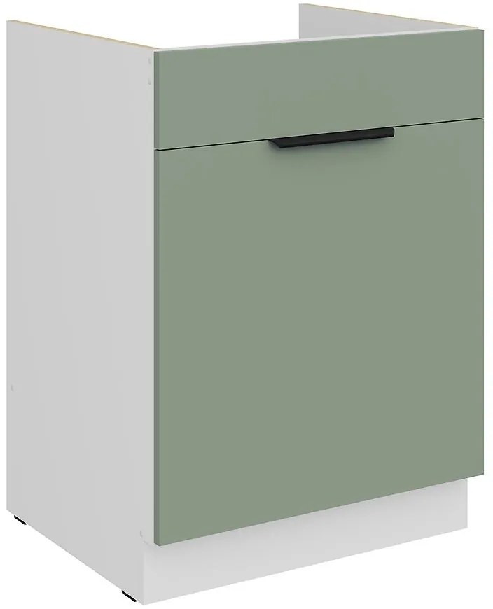 Kuchynská skrinka Aria-Sa/Wh Anti Fingerprint 60zl 1s Bb