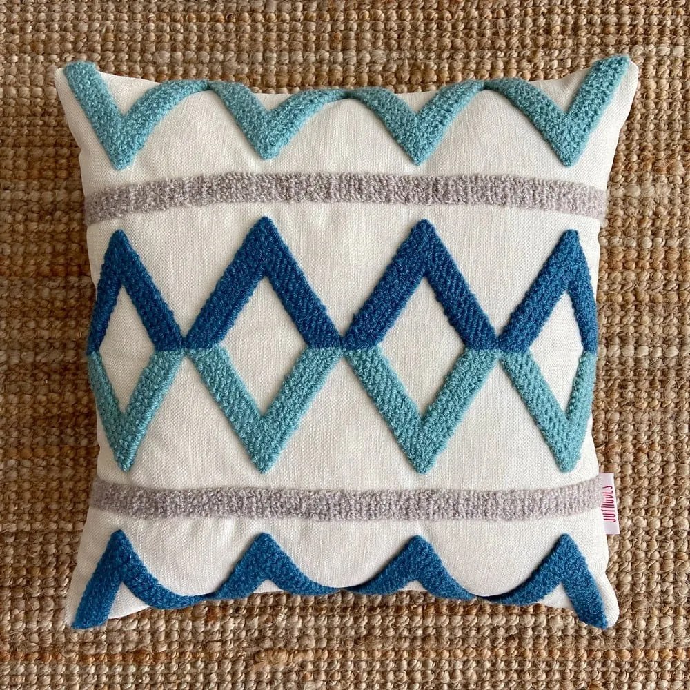 Súprava 2 bavlnených obliečok na vankúš Joynodes Beach House, 43 x 43 cm