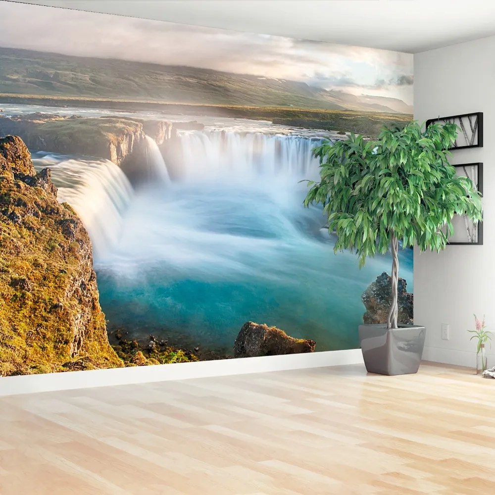 Fototapeta Vliesová Vodopád godafoss 208x146 cm