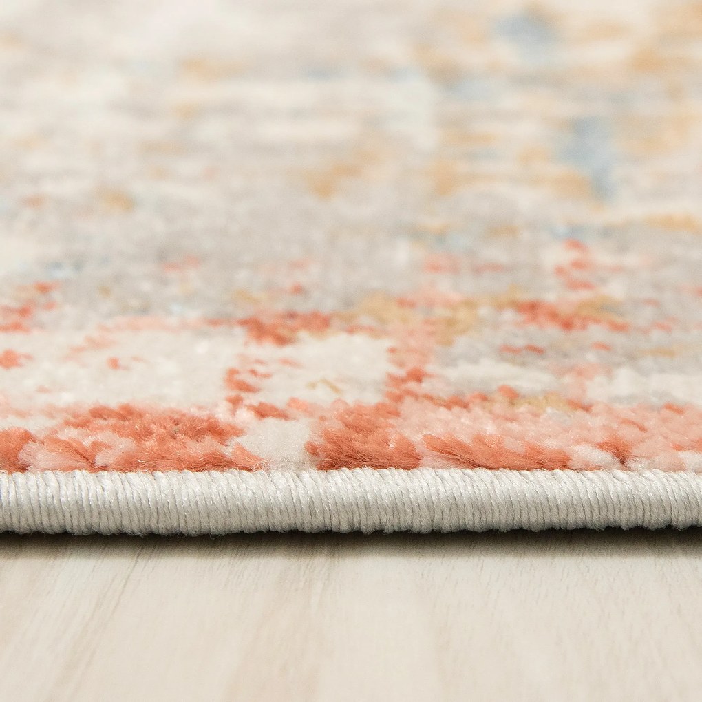 TA Koberec G512C BIELY/LOSOSOVÝ PORTLAND HIK Rozmer: 240x330 cm