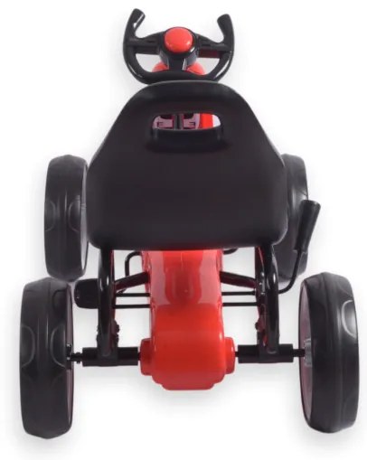 Šlapacia motokára POWER červená