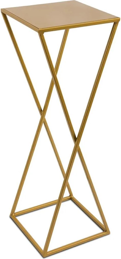 STOJAN NA KVETINÁČ LOFT5 70X24X24 CM ZLATÁ