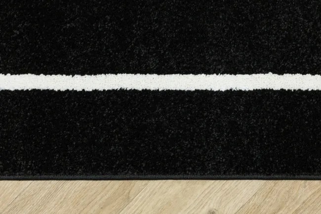 Koberec Lima 6333B čierny / biely