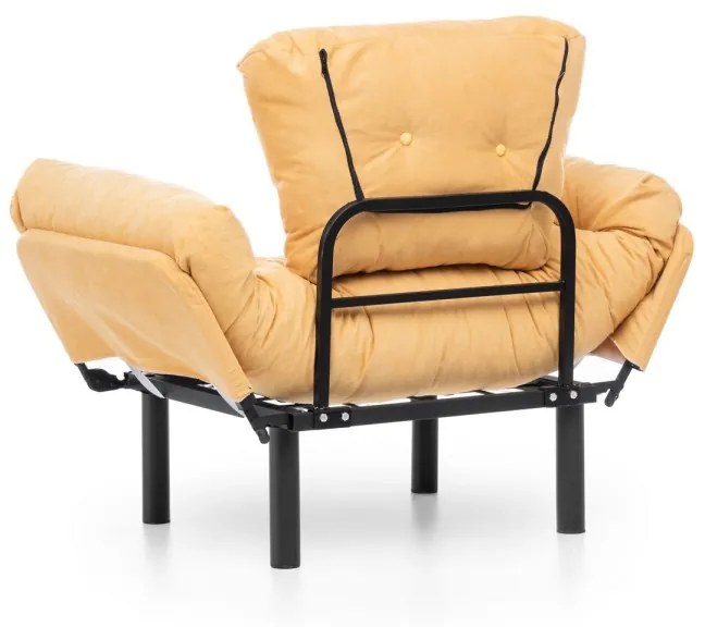 Kreslo Nitta jednomiestne horčicovo žlté