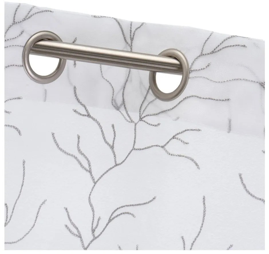 Bielo-sivá záclona 140x260 cm Coral – Casa Selección