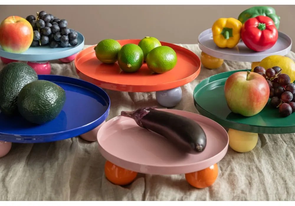 Kovová dekoratívna tácka ø 25 cm Double Funky – PT LIVING