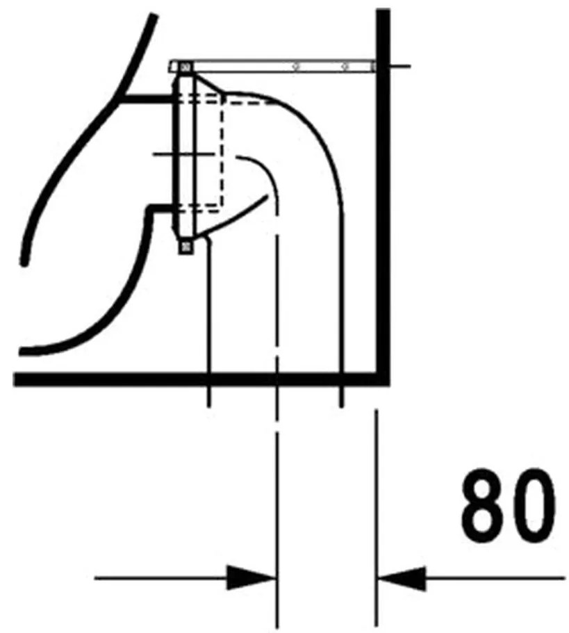 Duravit Starck 3 - Stojace WC, 6 l, 36 x 56 cm, biele 0124090000